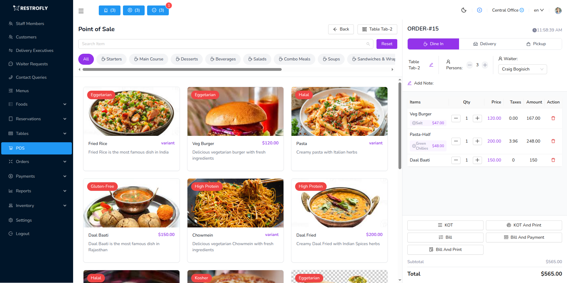 POS - Order Creation