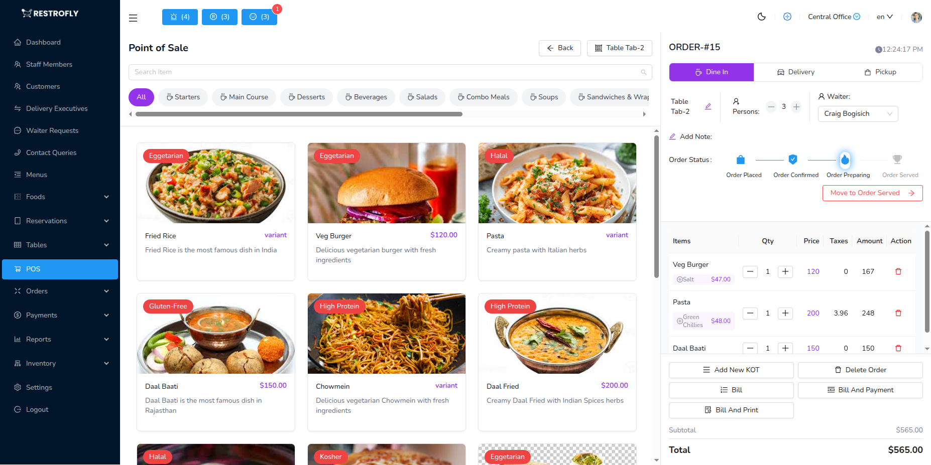 Orders - View/Edit Details