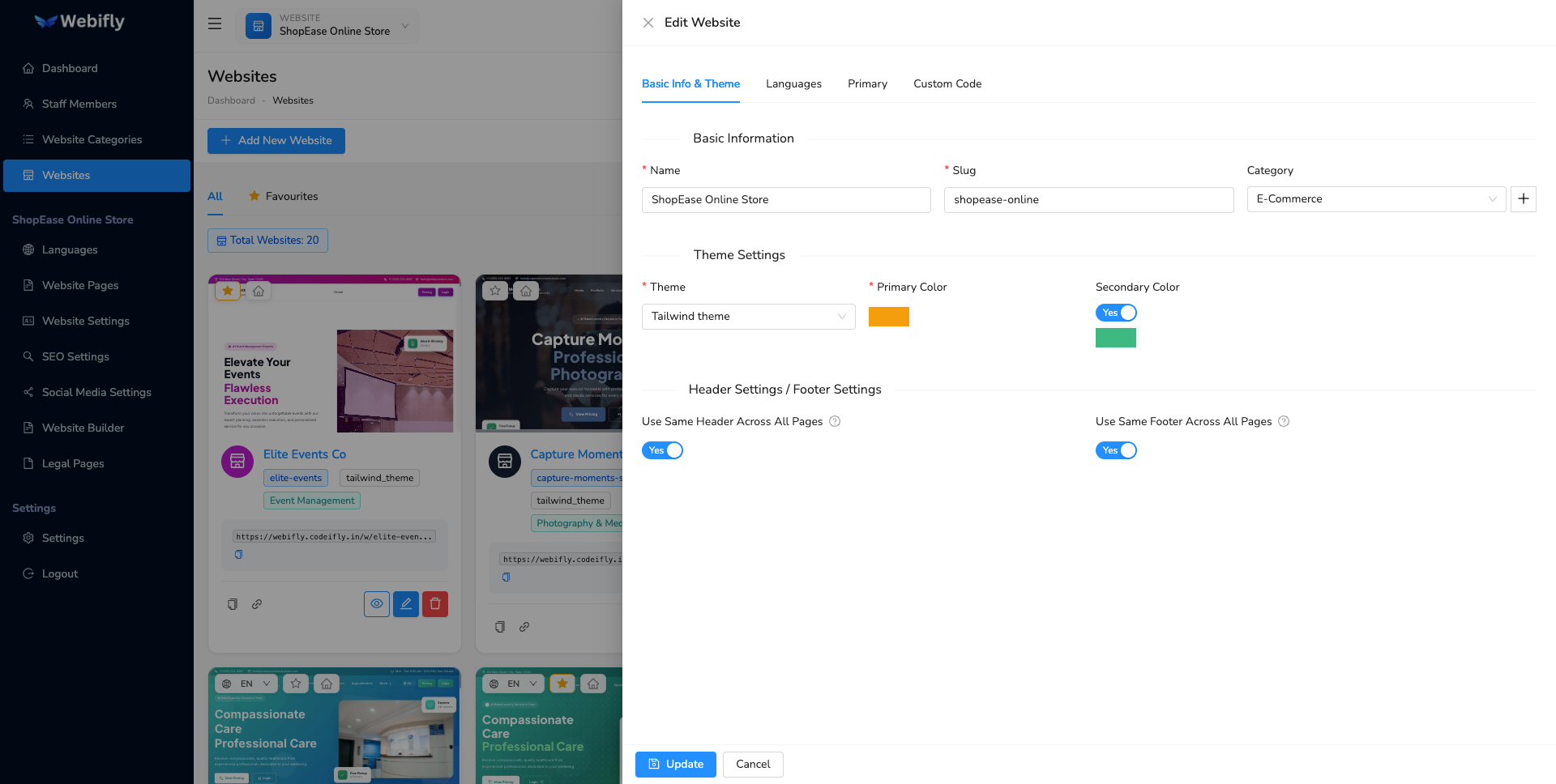 Webifly AI - No Code Website & Landing Page Builder - 2