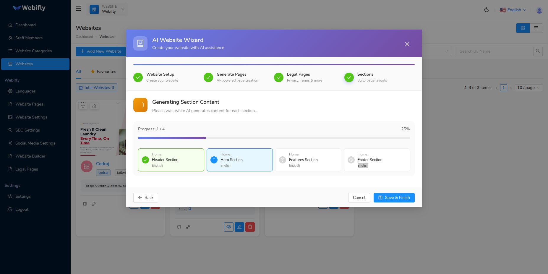 Webifly AI - No Code Website & Landing Page Builder - 7