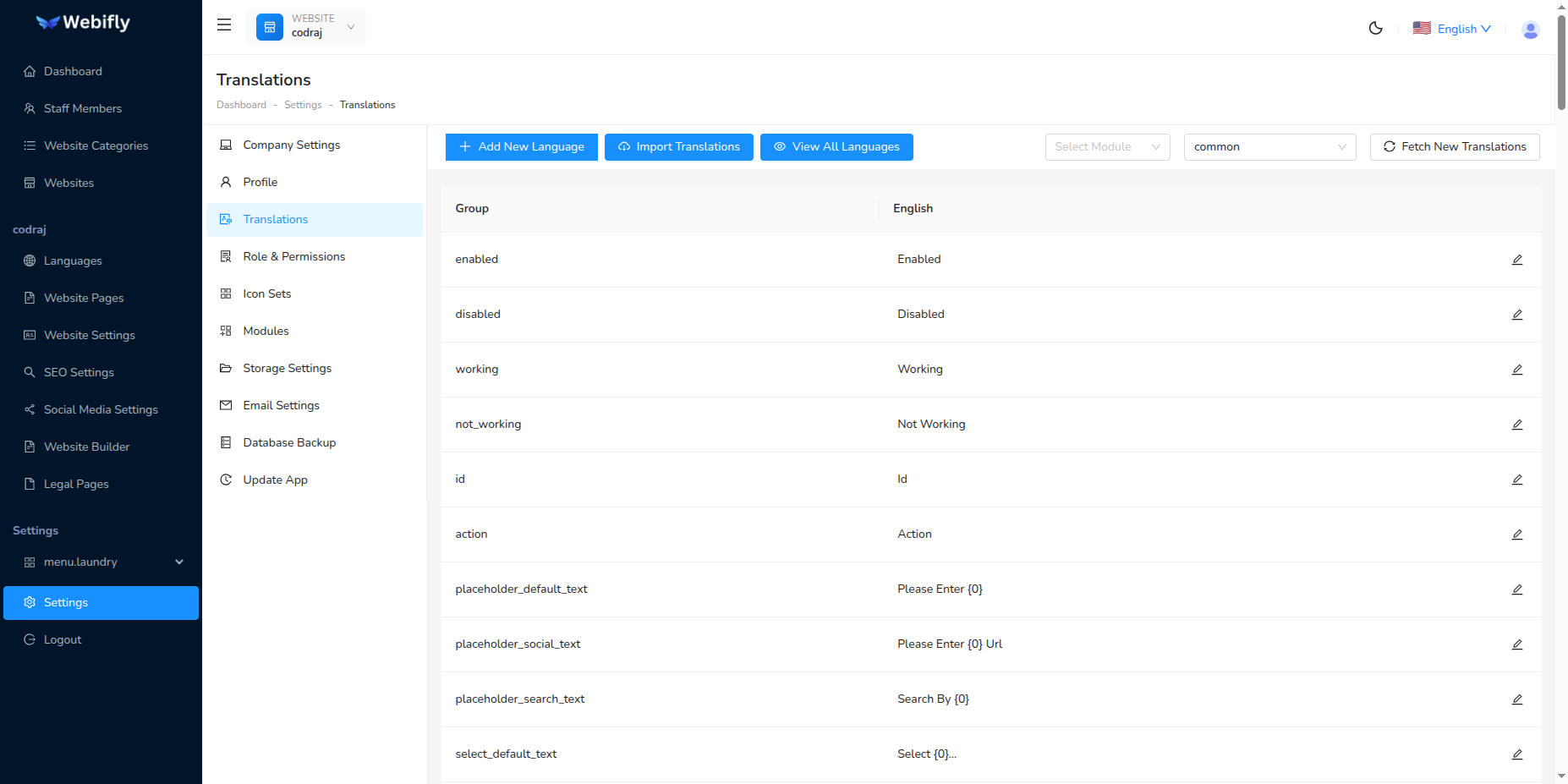 Translation Management